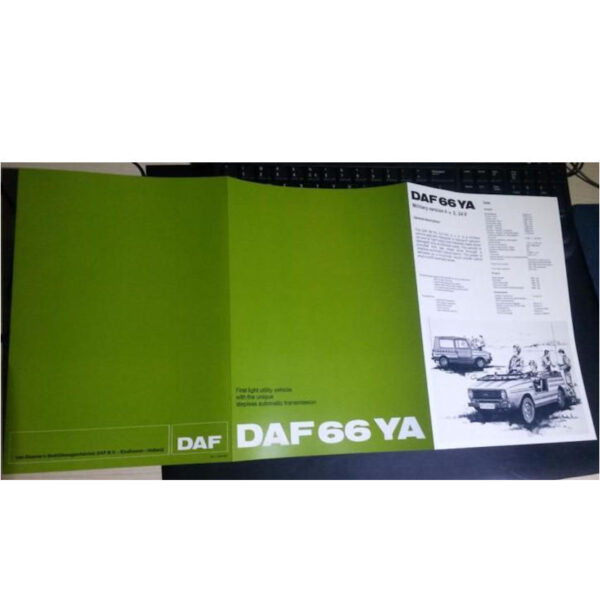 Verkoopfolder DAF YA66 zoals de originele