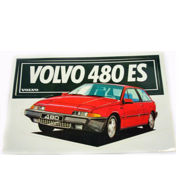 Sticker Volvo 480ES voorkant