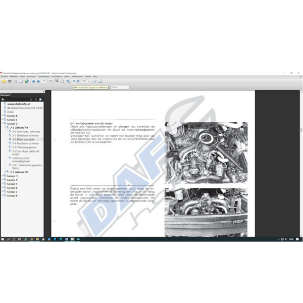 Digitaal werkplaatsboek Daf 44/46