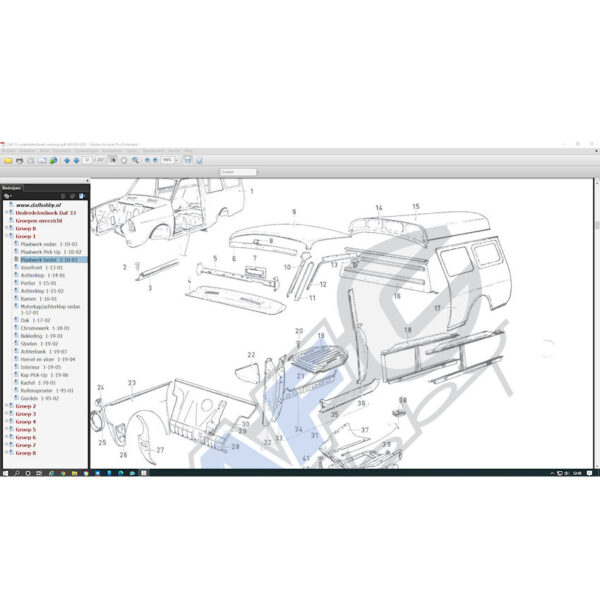 Digitaal Onderdelenboek DAF 33