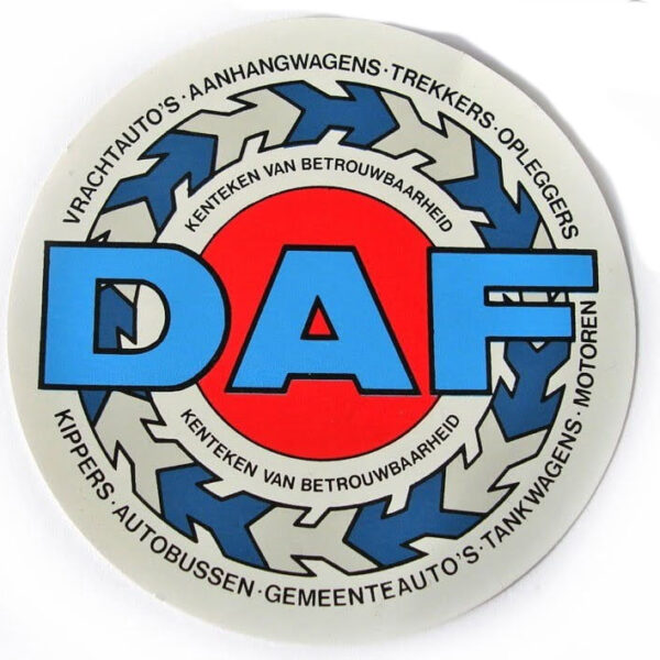 Sticker DAF rond 45mm