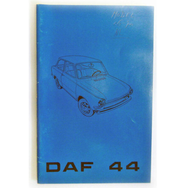 Nieuw instructieboek DAF 44 blauw