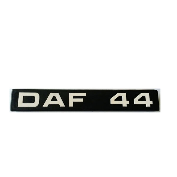 Embleem achterzijde DAF 44 wit