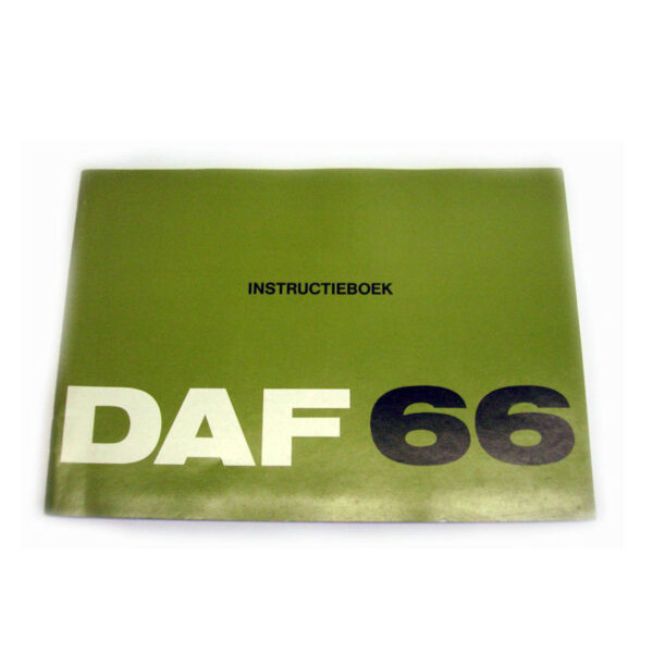 Nieuw instructieboek DAF 66 groen