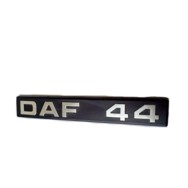 Embleem achterzijde daf 44 zilver