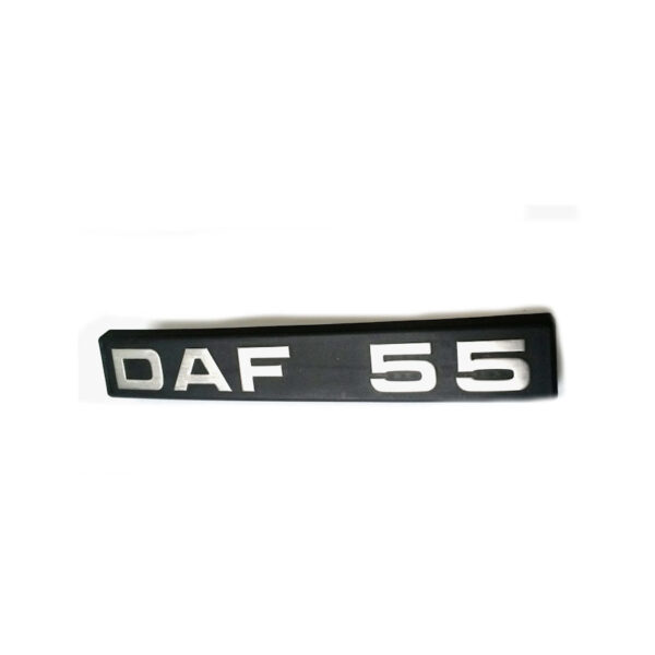 593671 Embleem achterzijde DAF 55 zilver