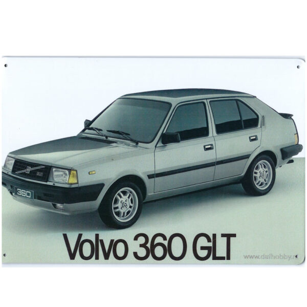 Reclameplaat Volvo 360 GLT