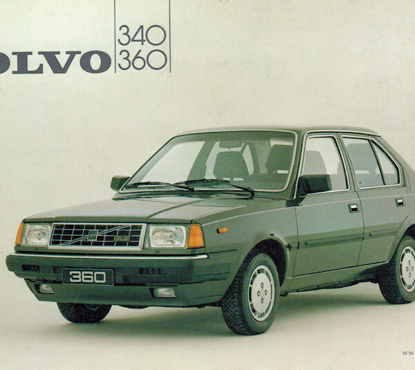 Reclameplaat Volvo 340 360