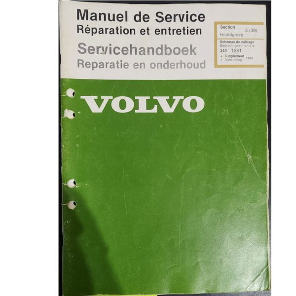 Bedradingsschema Volvo 340 1981 + aanvulling