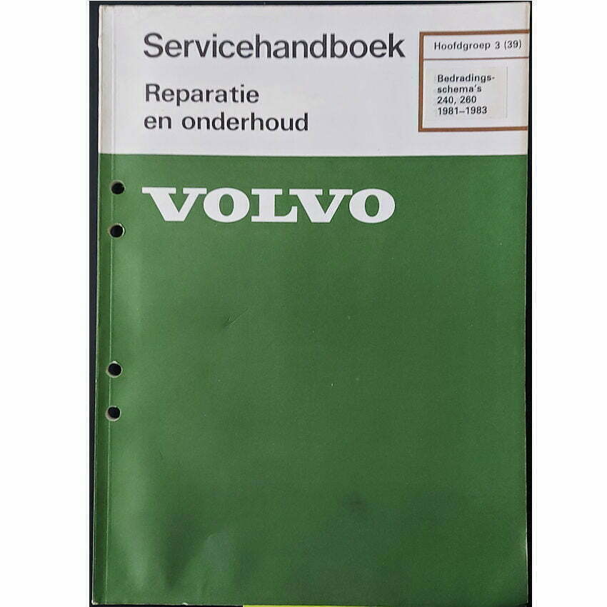 Bedradingsschema,s   Volvo 240-260   1981-1983