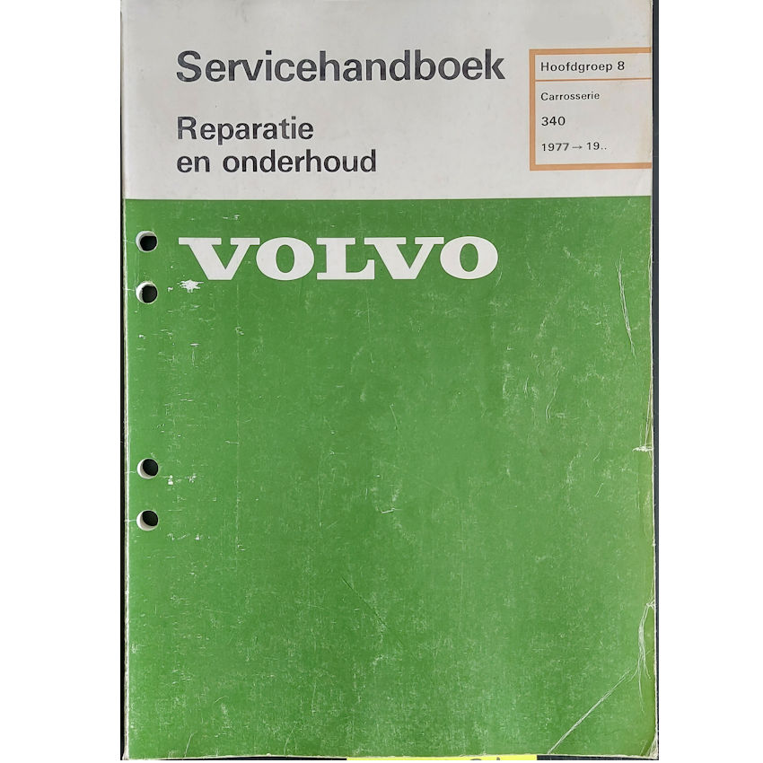 Servicehandboek Carrosserie Volvo 340