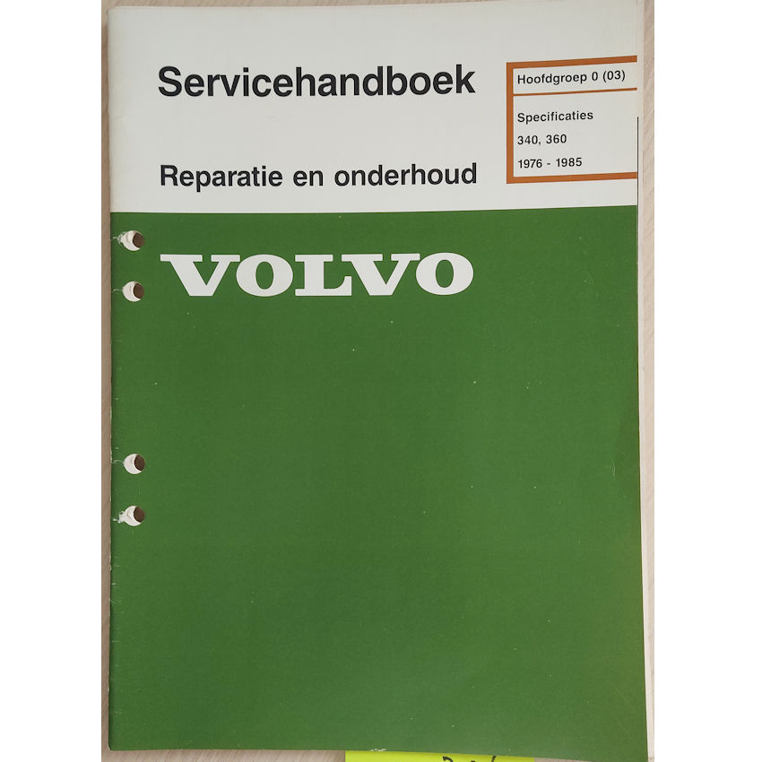 reparatie en onderhoud Volvo 340-360 1976-1985