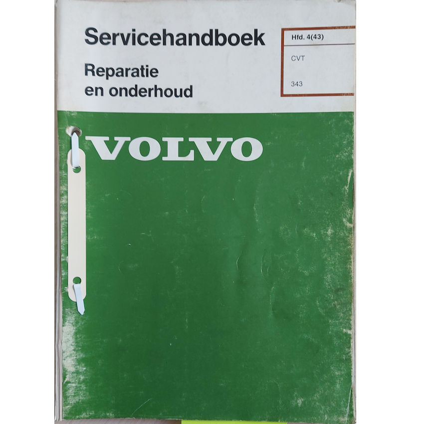 Volvo 340 -CVT- Reparatie en onderhoud