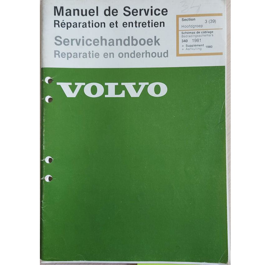 Volvo 340 1981 Elektrische schama's + aanvulling 1980