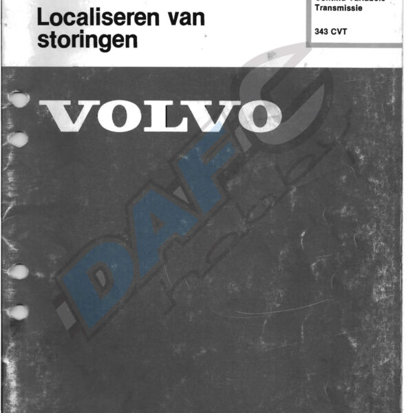 storingen cvt Volvo 340