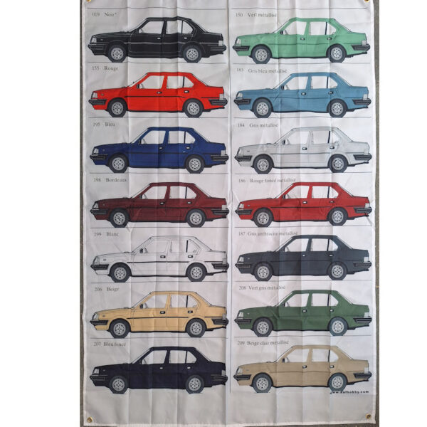 Banner/Doek 120x180 cm  Volvo 300 kleuren